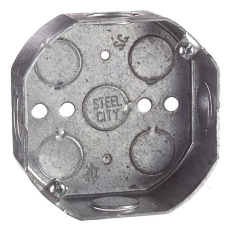 octagonal junction box cover|old work shallow octagon box.